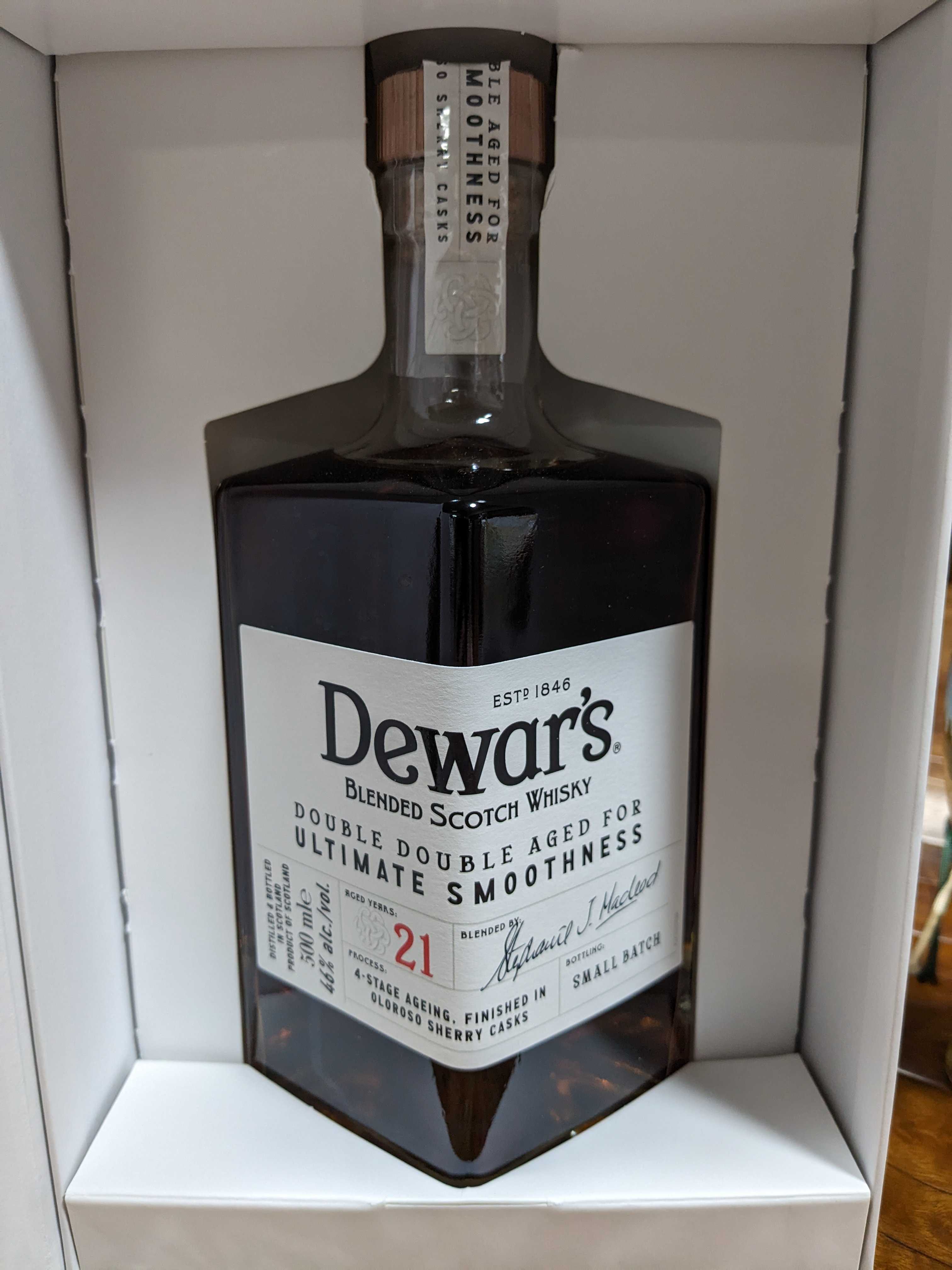 8.3】デュワーズ ダブルダブル21年 | ウイスキーの備忘録的なやつ
