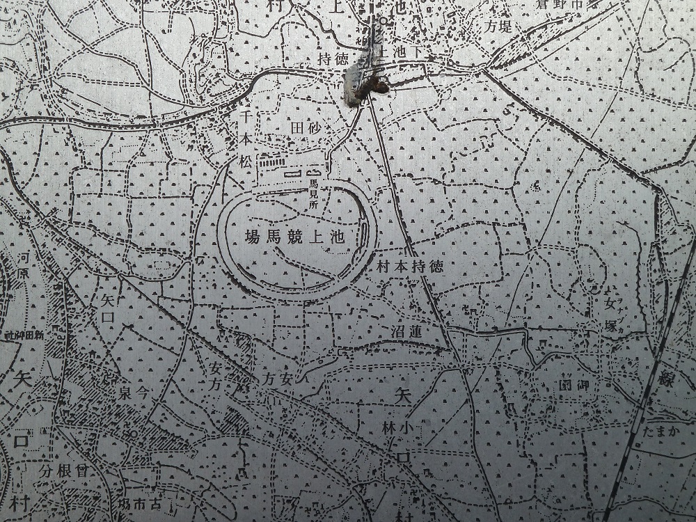 池上競馬場の碑_古地図.jpg
