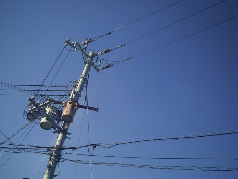 電線な。