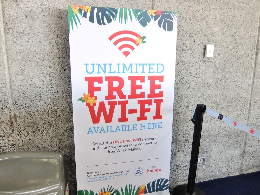 ハワイ 旅行 Wi-Fi スポット 海外 スマホ 無料 フリー アクセス