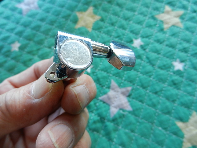 バッカス　GD007 ブリッジ、ペグアップグレード Bacchus BST-2 RSM/R 作業開始！その3 ブリッジ＆ペグ取り付け