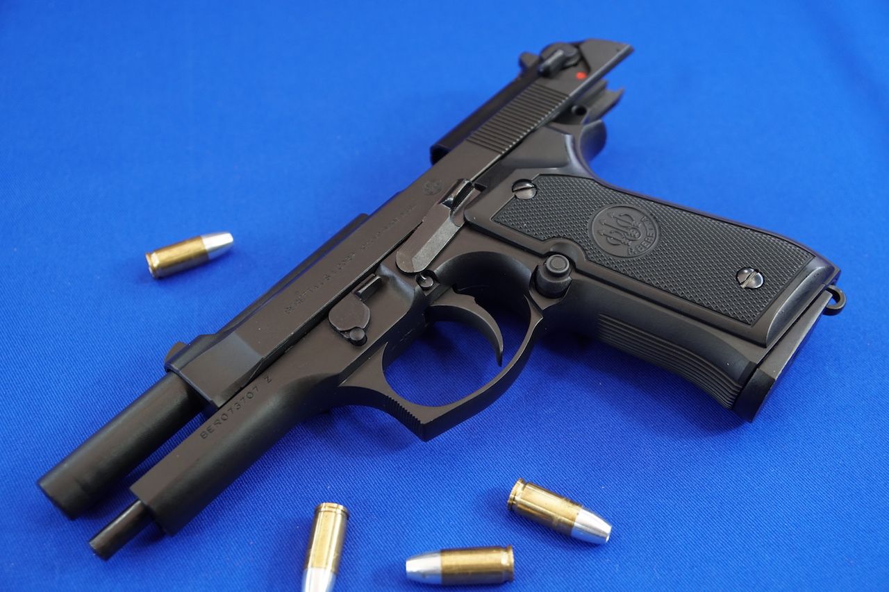 マルシン ベレッタ USA M92FS HW モデルガン & 実物マガジン - ミリタリー