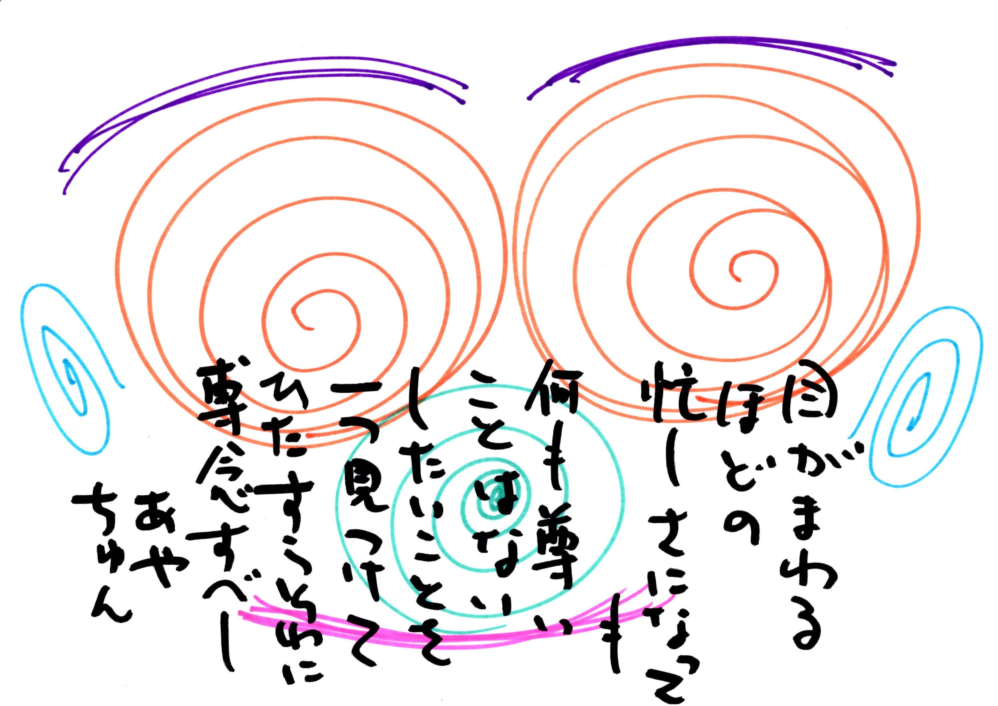 目がまわるほどの シュールかつ下手な絵 楽天ブログ