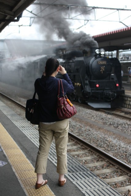 C61と 福島駅の スナップ2