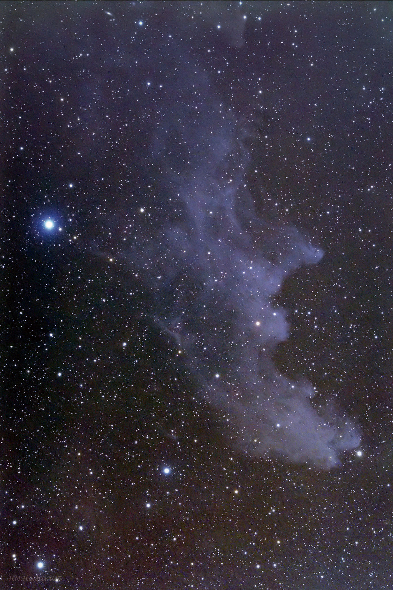 魔女の横顔星雲 Ic2118 ホシミスト3013の天体撮影記 楽天ブログ