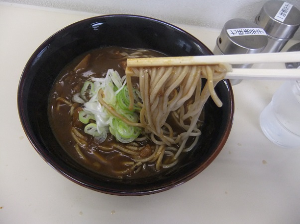 なかむら＠稲城長沼駅のカレーそば２
