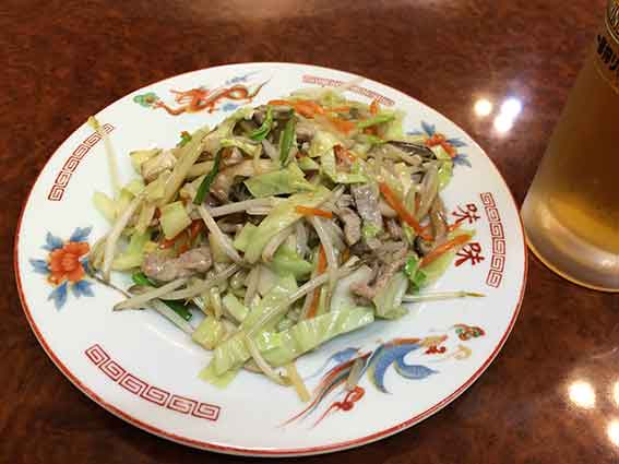 菜楽　台湾市場「味味」の「野菜炒め」♪