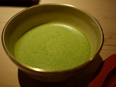 銀座うち山　ランチ　抹茶