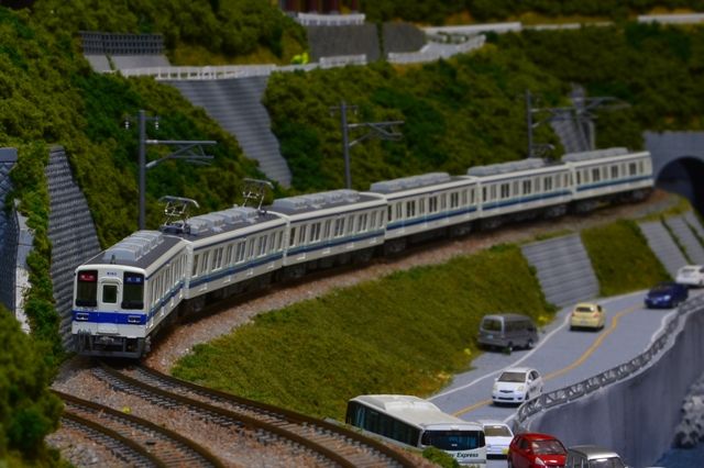 鉄コレの東武8000系8163編成も入線 | うどんの国からみかんの国へ