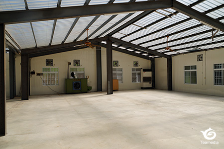 天井が透明なんです