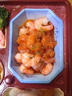 イタチャイナおせち　小エビのチリソース