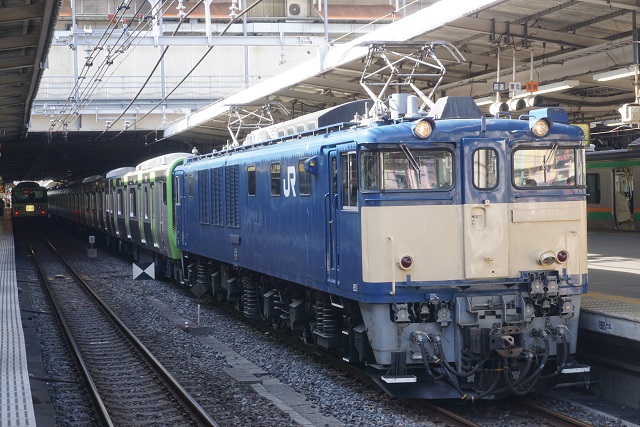 EF64 1031牽引 E235系 11両 山手線 トウ04編成 配給 | 鉄人騎士