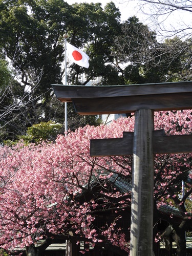 荏原神社にて