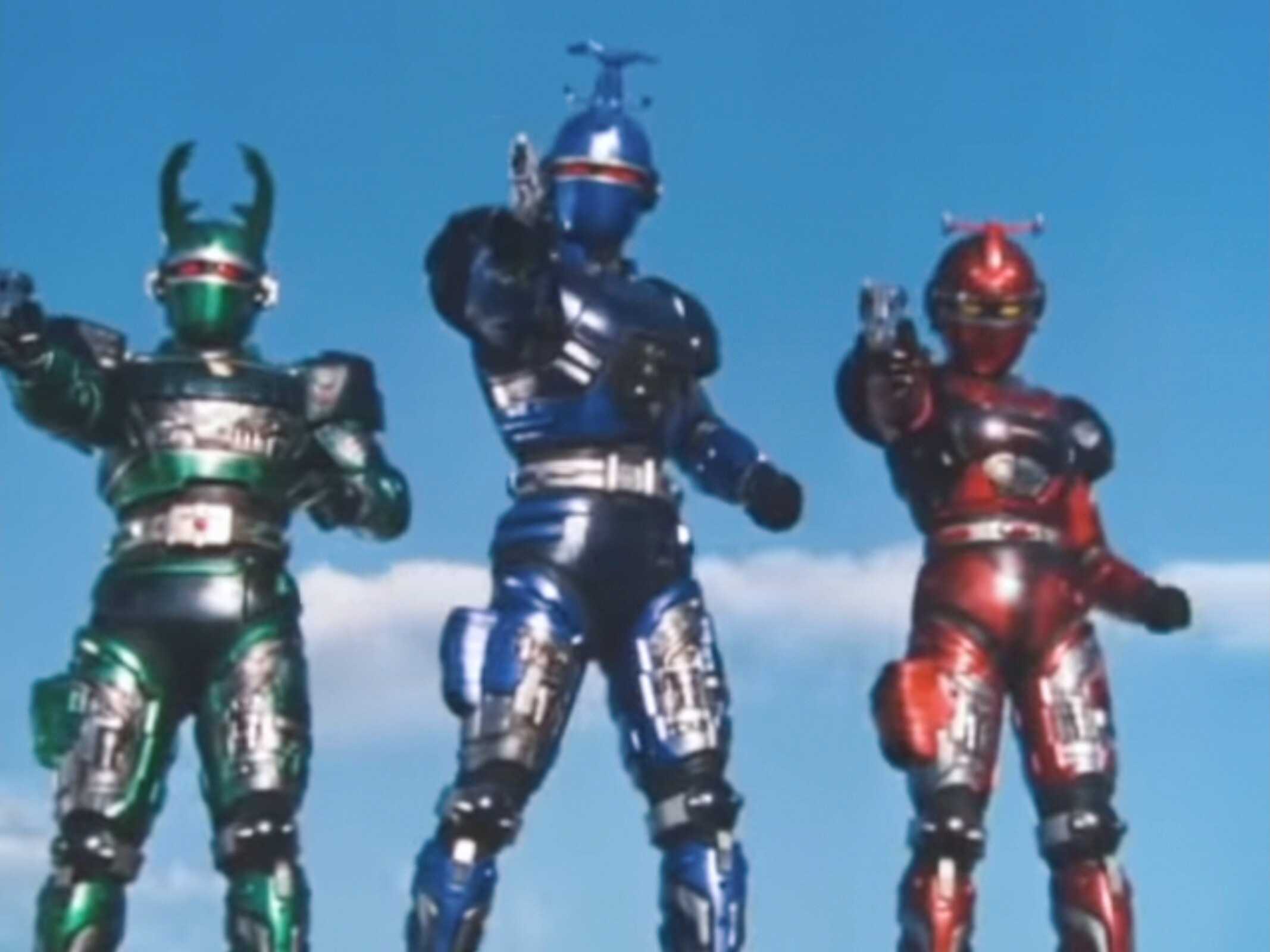 ビーファイターカブト 3体セット アクションファイターシリーズ 仮面ライダー 初代と二代目ビーファイターの共演も可能！】ビーファイターカブト