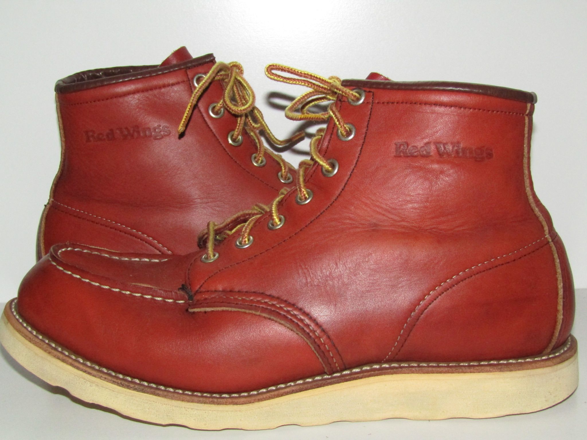 RED WING 9075 サイド羽刻印 - ブーツ