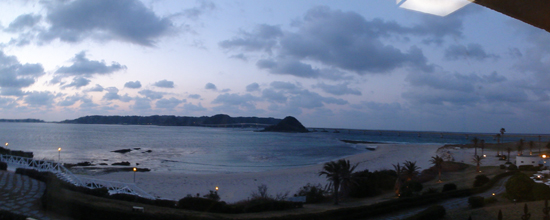 角島大橋夕焼け