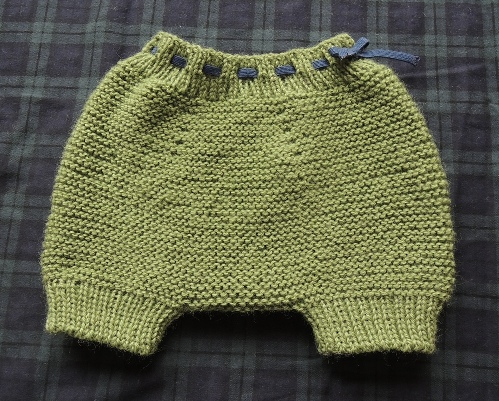 手編みのウールソーカー