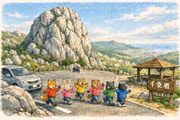 ※AIさんが描いた平尾台の風景「千貫岩のイメージ」