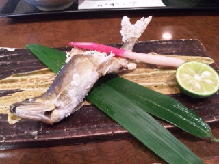 鮎の塩焼きまで食べた♪