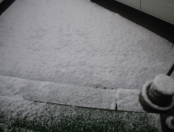 小寒の雪