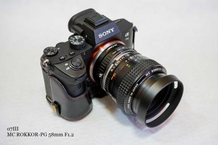 ついに＜鷹の目＞をゲット！「MC ROKKOR-PG 58mm F1.2」... | With My Cobby - 楽天ブログ