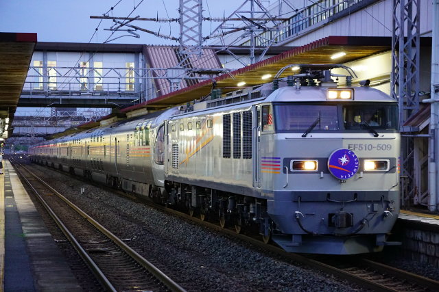 寝台特急｢カシオペア｣夜行列車走行3
