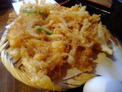 蕎麦まえだ　かき揚げ