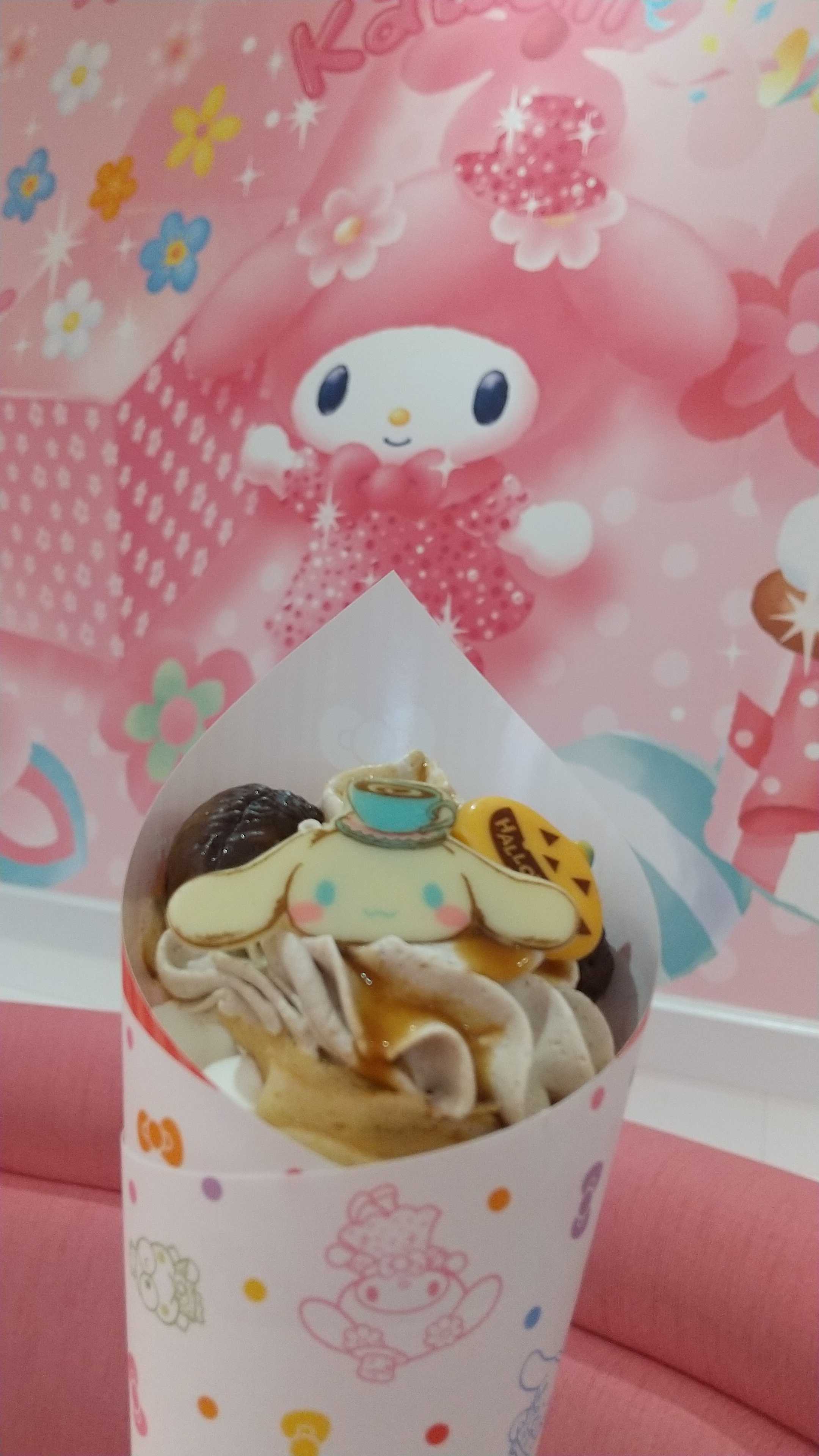 シナモンのマロンクレープ サンリオレインボーワールドレストラン