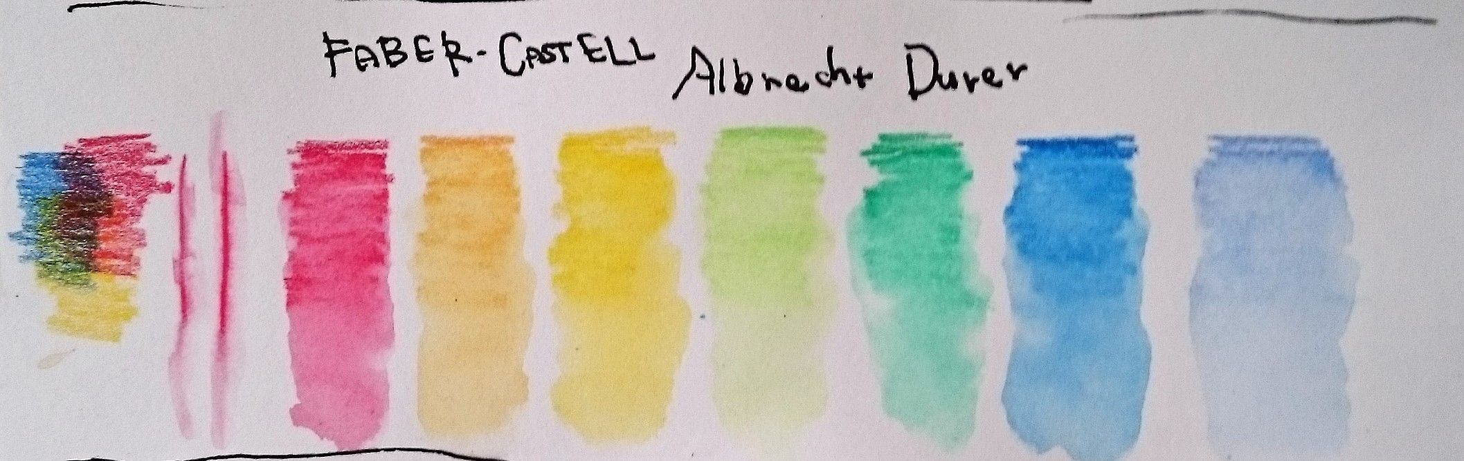 ６ 水彩色鉛筆を比較 ステッドラー ファーバーカステル カランダッシュ ダーウェント 画材マニアのアートブログ 楽天ブログ