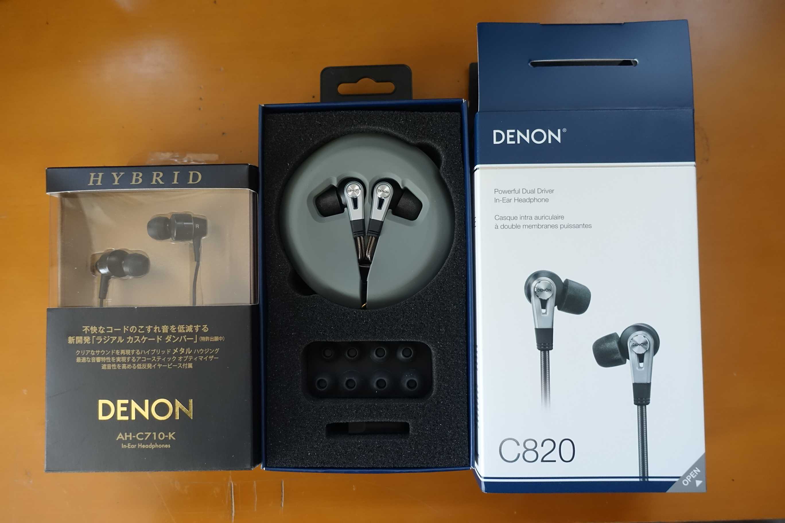 未開封新品】DENON AH-C820 デノン Denon AH-C820 カナル型イヤホン