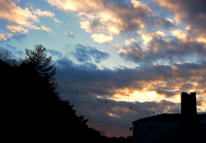夕暮れ