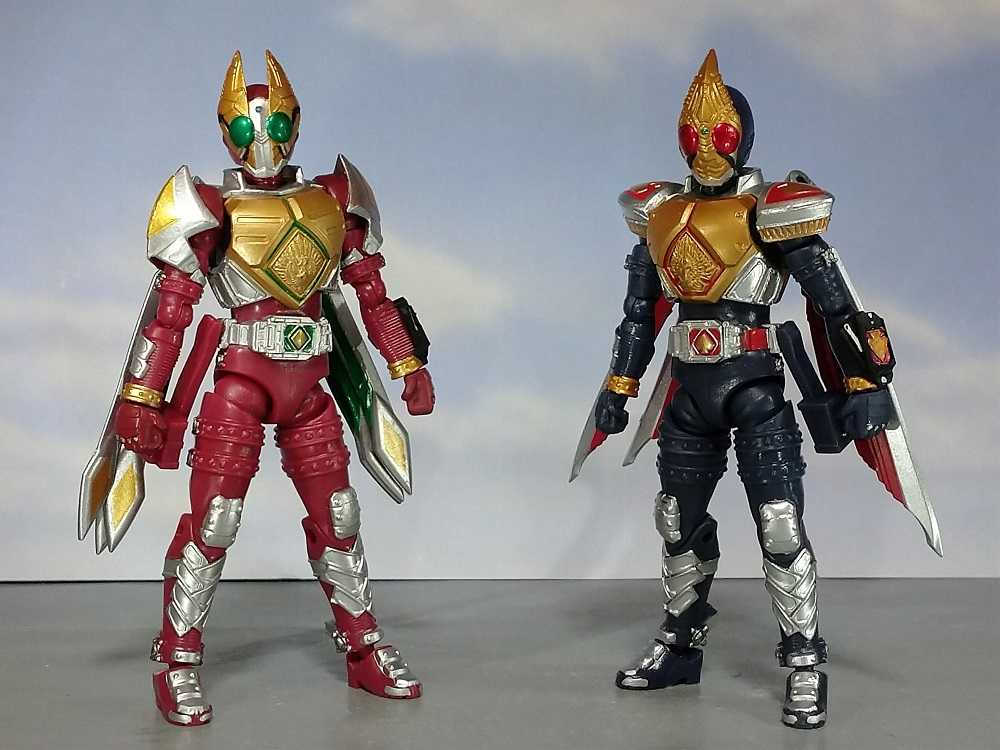 SHODO-X 仮面ライダー剣 ジャックフォームセット を塗装してみた | 第3