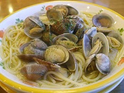 スープ入り塩味ボンゴレ
