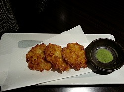 とうきびのかき揚げ