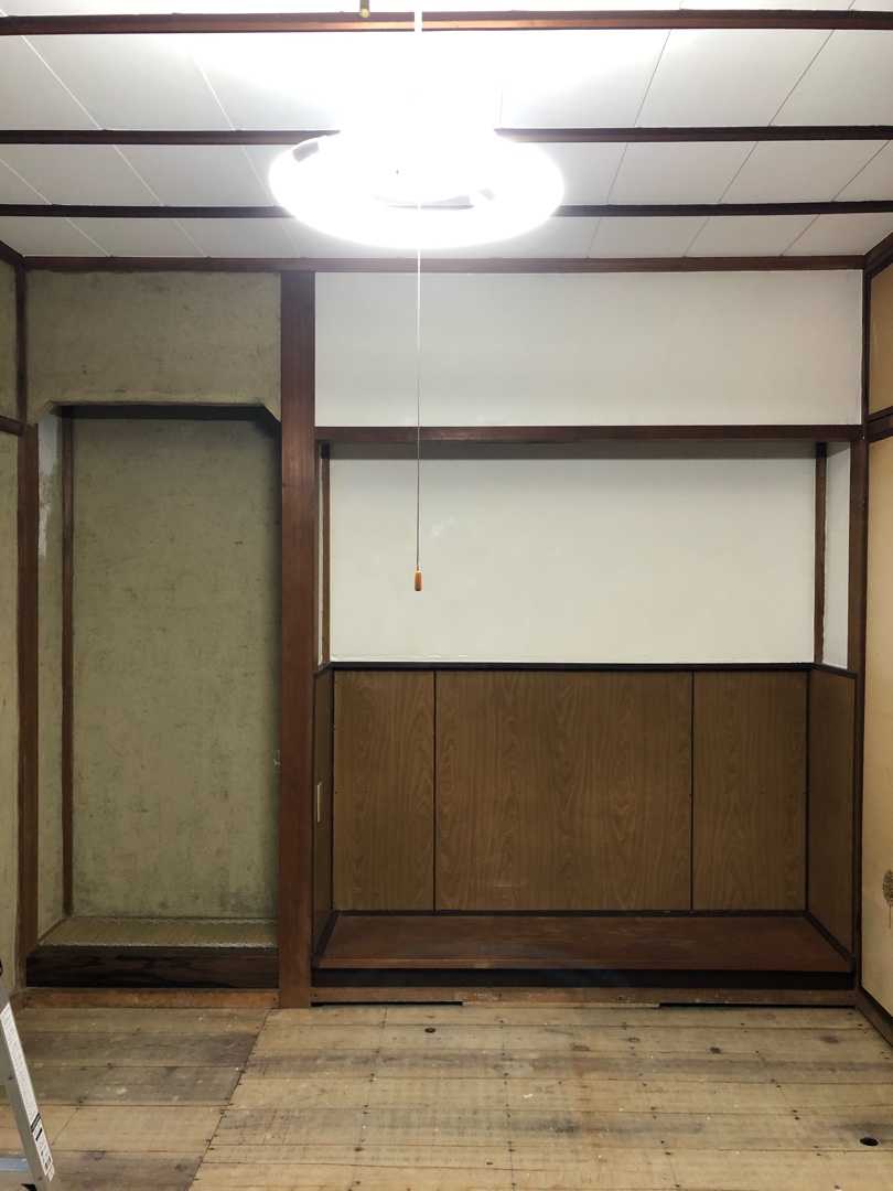 1階和室の漆喰塗り開始 うずら大家の不動産 Diyブログ 楽天ブログ