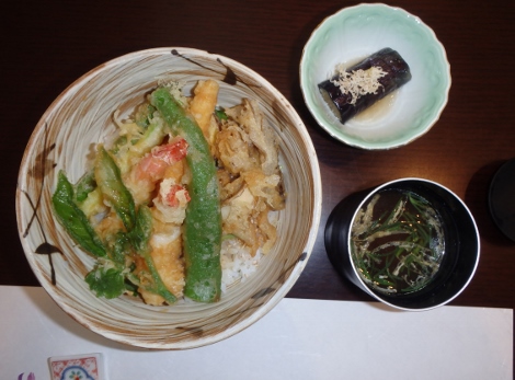 ランチの天丼