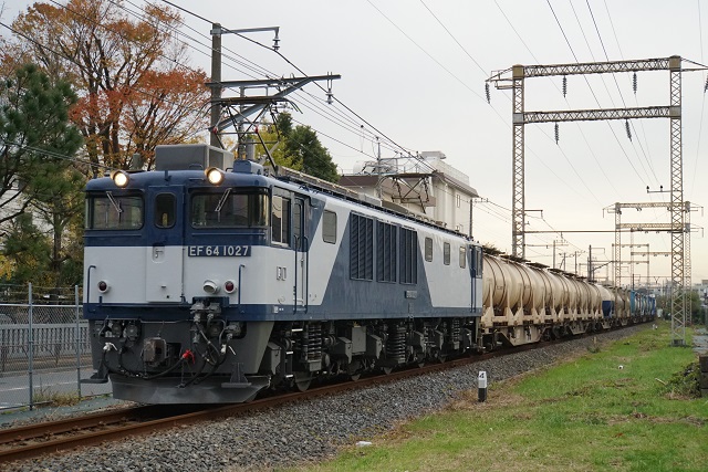 EF64 1052牽引 酒折ロングチキ工臨 & EF65 1105牽引 新川崎ロングチキ工臨7