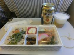 機内食＆ビール