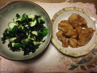 酢の物　から揚げ724.JPG