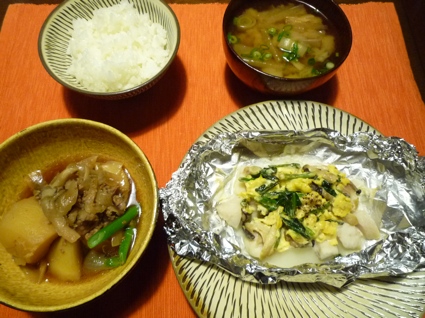 2012.04.09タラのマヨ卵ホイル焼＆ルクし?ゃか?6.jpg