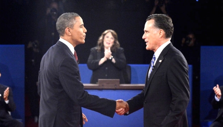 オバマ大統領（左）とロムニー氏.jpg