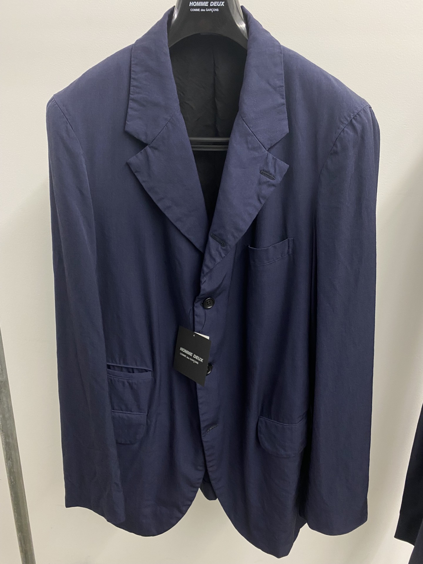 COMME des GARCONS HOMME DEUX S/S 2025：「ウールギャバジン