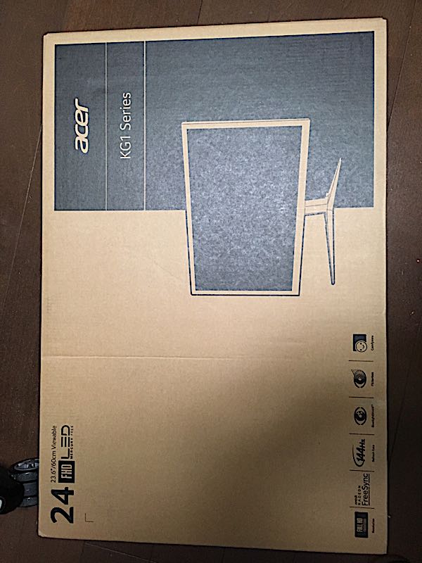 Acer KG241QAbiip 23.6型 144hz 0.6ms | Tyakoのブログ - 楽天ブログ