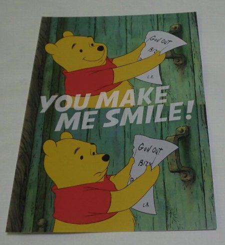 くまのプーさん ポストカード イーヨー】ヴィンテージ ウォルト