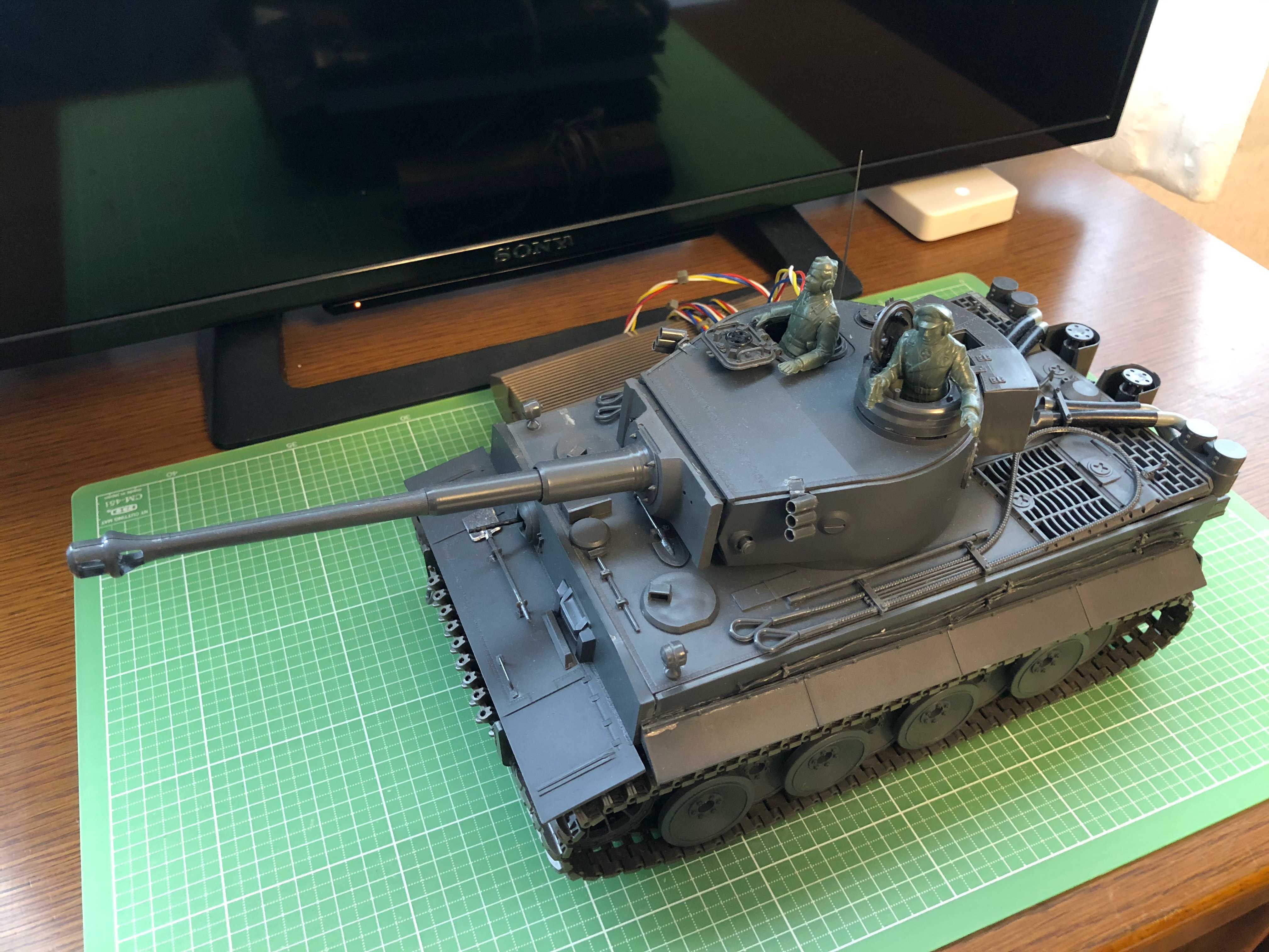 1:35 4号戦車 連結可動履帯セット 中期型 光3Dプリント
