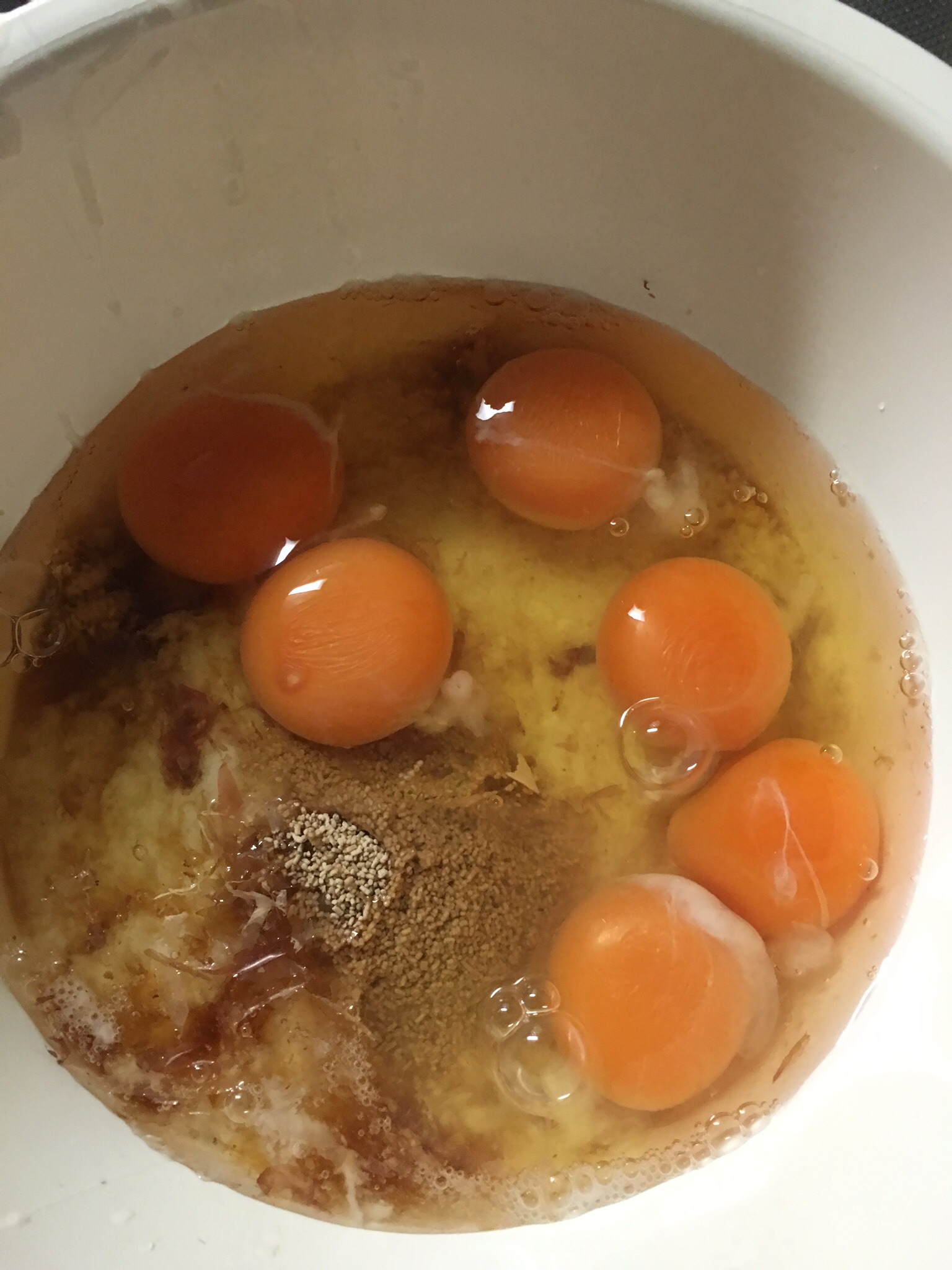 卵焼き とろろ 男料理 2