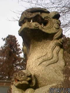 白鷺神社の狛犬さま５