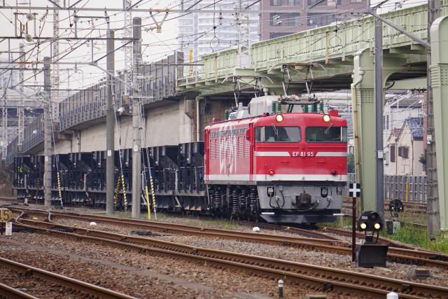EF81 95牽引 水戸ホキ工臨&鹿島貨物3