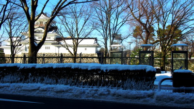富山城と雪　1.26　2016　ｐ