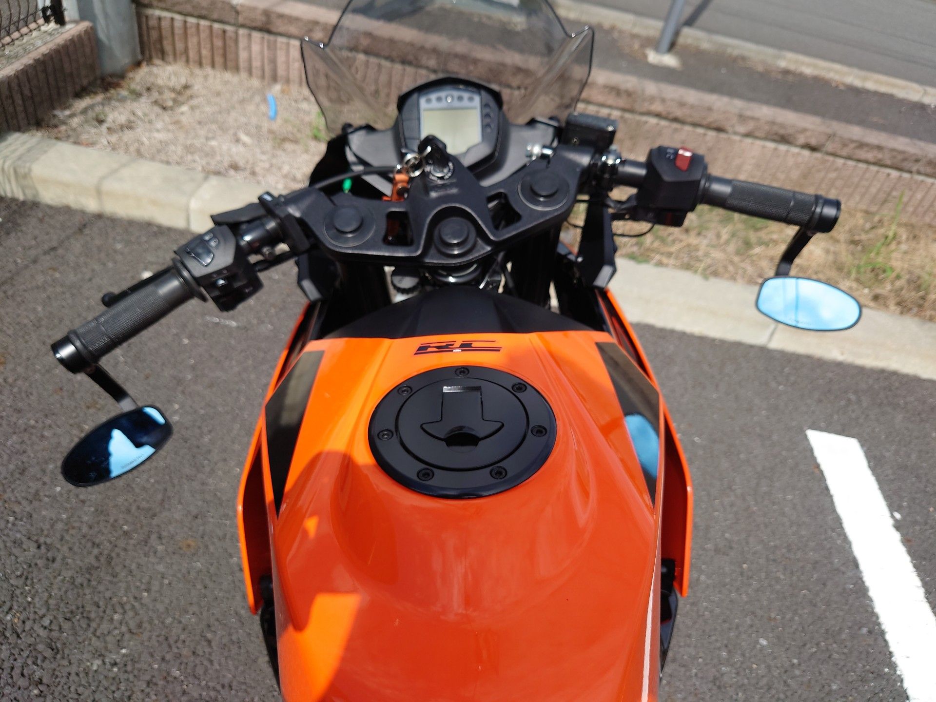 KTM バーエンドミラー KTMパワーパーツ - オートバイパーツ